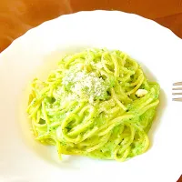 たんぽぽクリームジェノベーゼパスタ^ ^| HAMI69さん