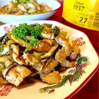 豚肉と高菜炒め