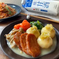 糀甘酒de丸ごとカブno味噌あんかけ