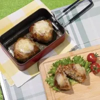 とろ〜りチーズの肉巻き焼きおにぎり| ヤマサ醤油公式アカウントさん