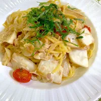 季節のカブと新玉ねぎのツナクリームパスタ🍝|keitanさん