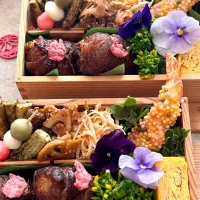 桜満開の日のお弁当🍱🌸|chiaki3（平川ちあき）さん