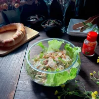 にゃんぺこさんの料理 れんこんと大葉のゆずからりんマヨサラダ|meg*ˊᵕˋ*megさん