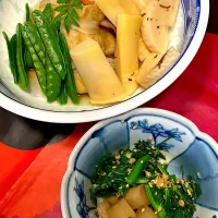 春野菜の炊き合わせ|こむぎこさん