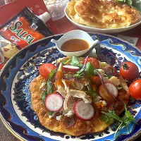 チキン・トスタダス ~メキシコ🇲🇽