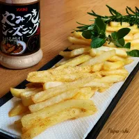 ユウキ食品新商品‼️ やみつきシーズニングでフライドポテト🍟| パパ氏さん