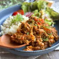 トマトとビーフのドライカレー|ゆーこどんさん