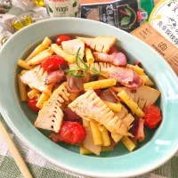fumfumさんの料理 筍とベーコンの春パスタ| ナオミさん