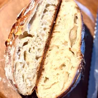 蕎麦湯種の超高加水ロデヴ✨ 🌾Pain de Lodève au sarrasin