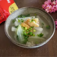 干したらのスープ북어국プゴク
