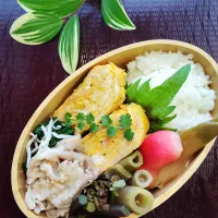 緑多めのお弁当🍱|ゆっこさん