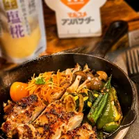 鶏肉の塩糀マスタード焼き|オハナシマンさん
