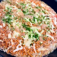 明太子もちチーズもんじゃ😋|ぽくくんさん