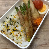アスパラの肉巻き弁当|junさん