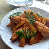 とんちんさんの料理 鶏手羽とたけのこの旨煮