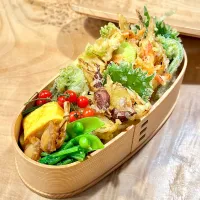 かき揚げ丼弁当