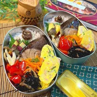 ブリ照り弁当〜〜🐟✨|ラゴさん。さん