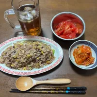 シイタケ炒飯|タベスギパパさん