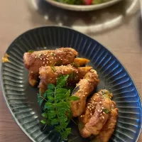 筍とスナップエンドウの肉巻き