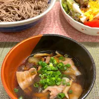 豚バラ茄子のつけ蕎麦|amiさん
