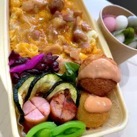 今日のお弁当23日目|もふもふへそ天さん