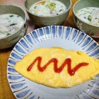 ＊オムレツ＆ミルクリゾット＊|＊抹茶＊さん