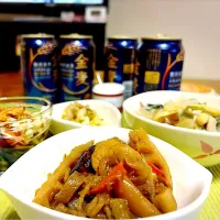 豚＆筍たち 炒め煮。