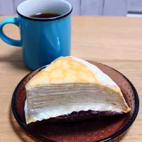 ブールアンジュのミルクレープとコーヒー|すーさん