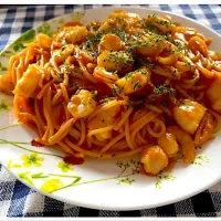 シーフード🦐パスタ🍝|ワイントンさん