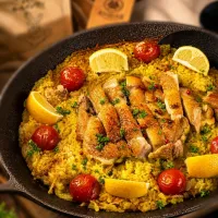 オハナシマンさんの料理 【キャンプ飯】
ローズマリー香る
夏野菜のレモンバターチキン|オハナシマンさん