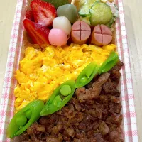 今日のお弁当25日目|もふもふへそ天さん