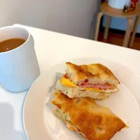 ハムエッグチーズサンド|きょうさん
