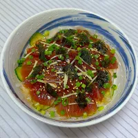 カツオの韓国風漬け丼|まさとさん