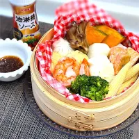 蒸籠蒸しサラダ🥗♨️