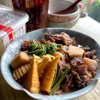 牛肉と里芋のみそ煮&柏餅・草餅 ~子どもの日🎏|とんちんさん