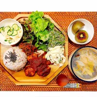 🐔夜【タンドリーチキンプレート】🍽|Laniさん