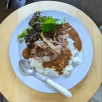 カリカリ豚バラのっけカレー| mi_neneco♪さん