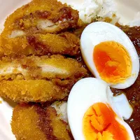 残りものいろいろフライカレー、ブロッコリーサラダ|Ayaさん
