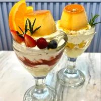Super Sweet Time w/ Strawberry & Mango Pudding Parfaits 🍓🥭🍨🤤