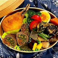 🦀爪&牛肉&筑前煮🍱|まーくんの妻さん