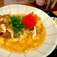 鶏天明太卵あんかけ| もうちゃんさん