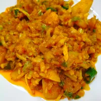 Cauliflower and potato stir fry| hinaさん