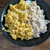 そぼろ丼。|おいはる(矢尾春香) 2023.09〜現在4年目さん