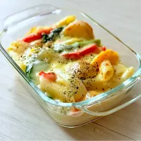 野菜たっぷりペンネクリームグラタン| tap.rinさん