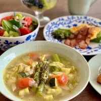 アスパラスープ
