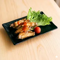 手羽中トマト酢焼|りょうりょうさん