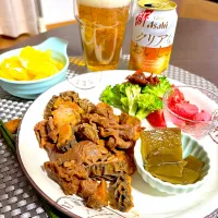 5/6晩酌：味付け焼肉|ななみんさん
