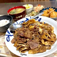 牛肉と舞茸のオイスターソース炒め|亜矢子さん