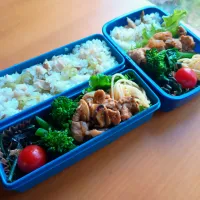 次男・私弁当|tamagomagomagoさん