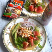 トルティーヤ&シーフードサラダ🥗|とんちんさん